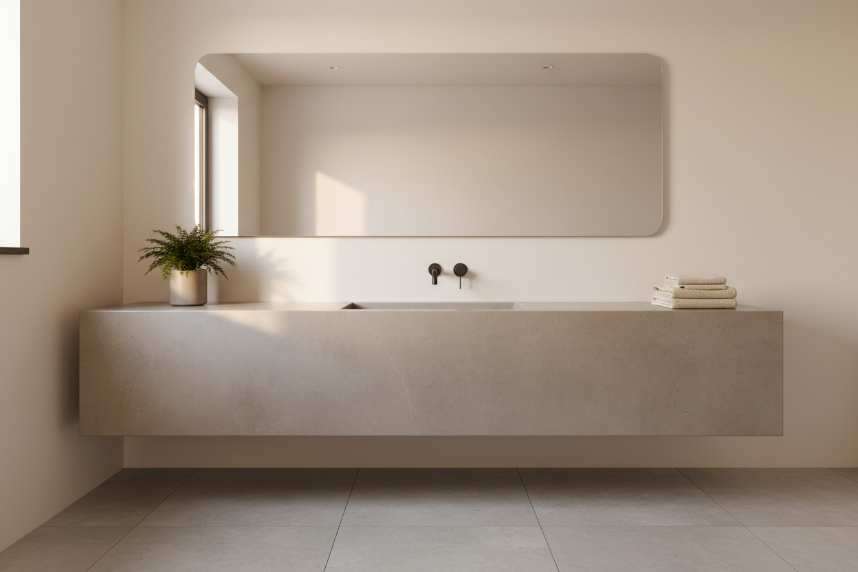 10 Avantages Incontestables du Meuble de Salle de Bain en Béton Ciré