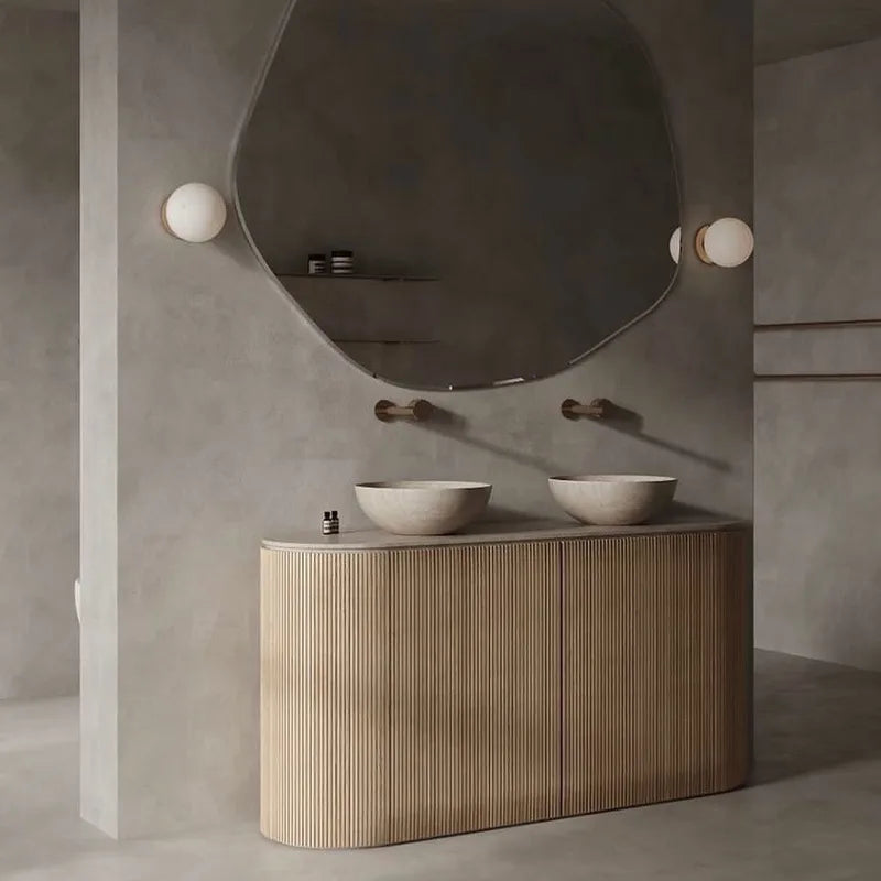 Douche en Béton Ciré : Design, Élégance et Facilité d'Entretien pour Votre Salle de Bain