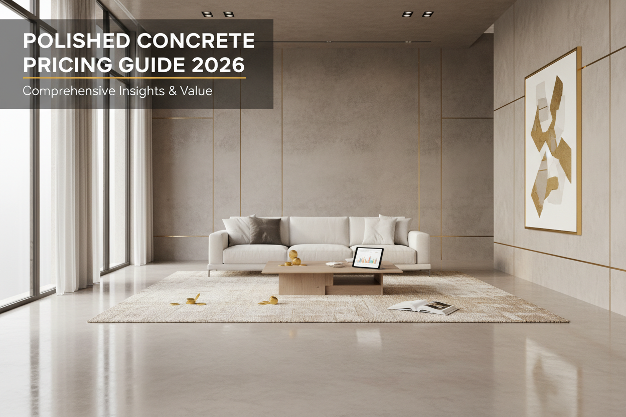 Le Guide Complet du Prix du Béton Ciré en 2026: Combien Ça Coûte Vraiment?