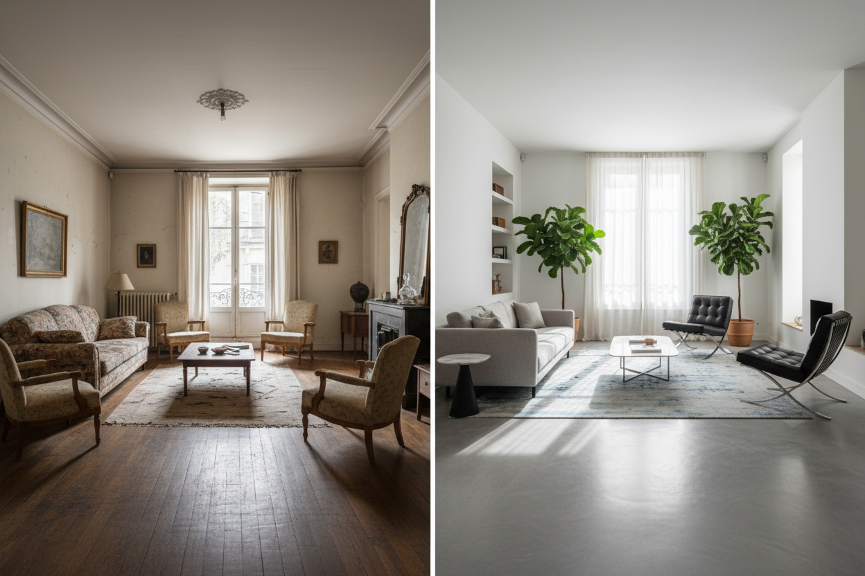 Rénovation Facile : Comment le Béton Ciré Modernise Vos Sols sans Casser