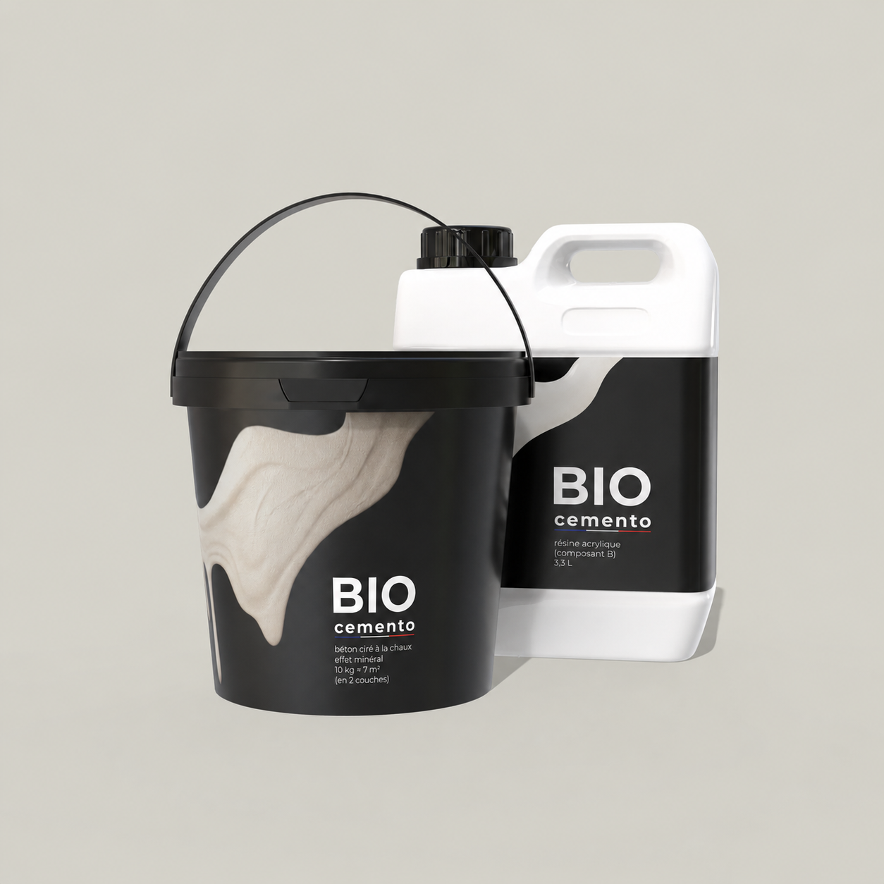 Kit Béton Ciré à la Chaux Biocemento — Finition Minérale | 21 Couleurs | 7m²