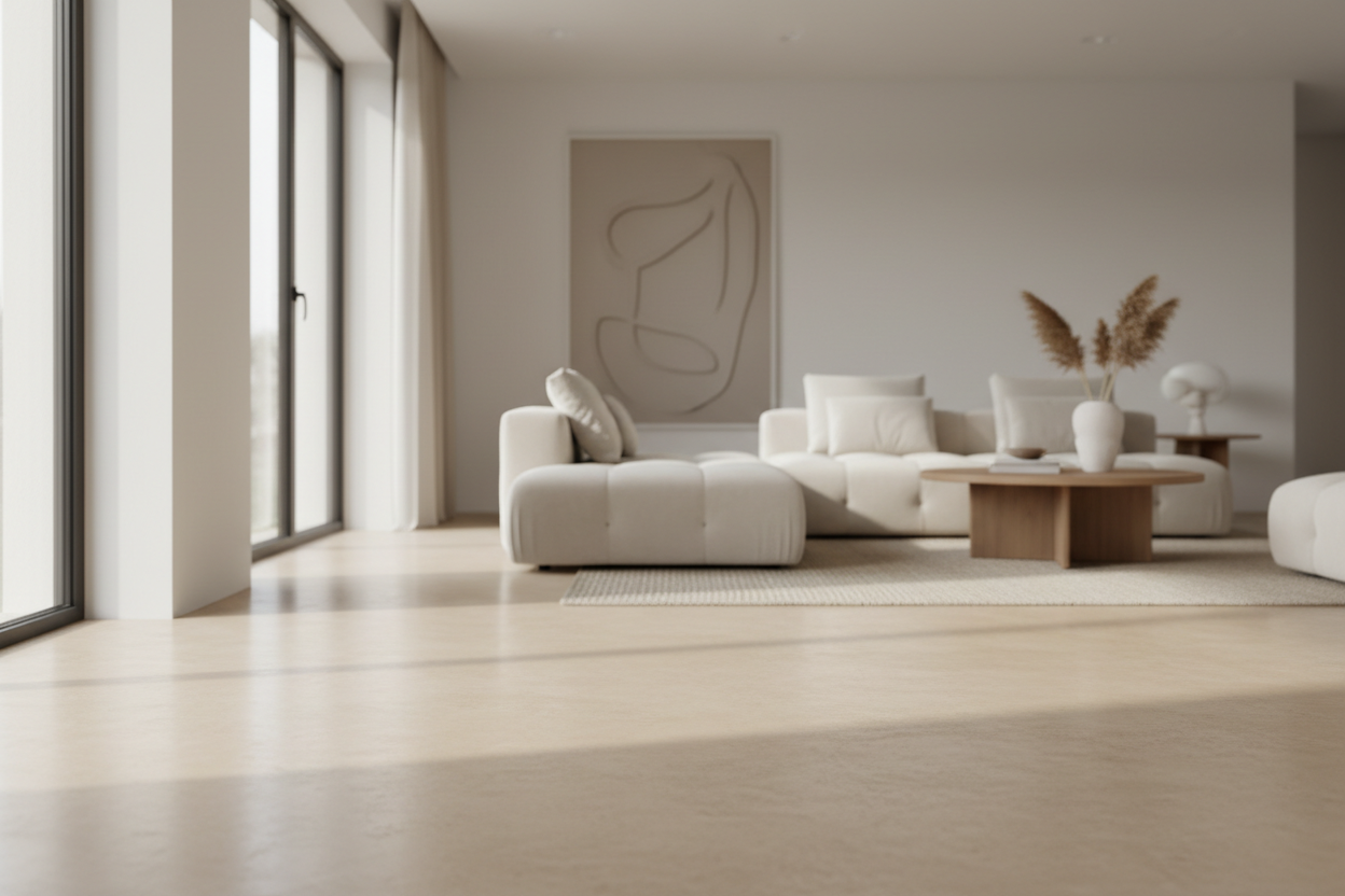10 Raisons pour lesquelles le Béton Ciré Beige est le Neutre Ultime pour Votre Intérieur