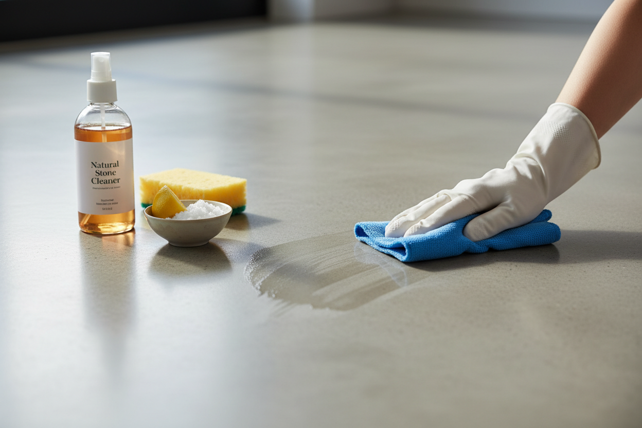 Comment Nettoyer une Tache d’Humidité sur du Béton Ciré : Guide et Astuces