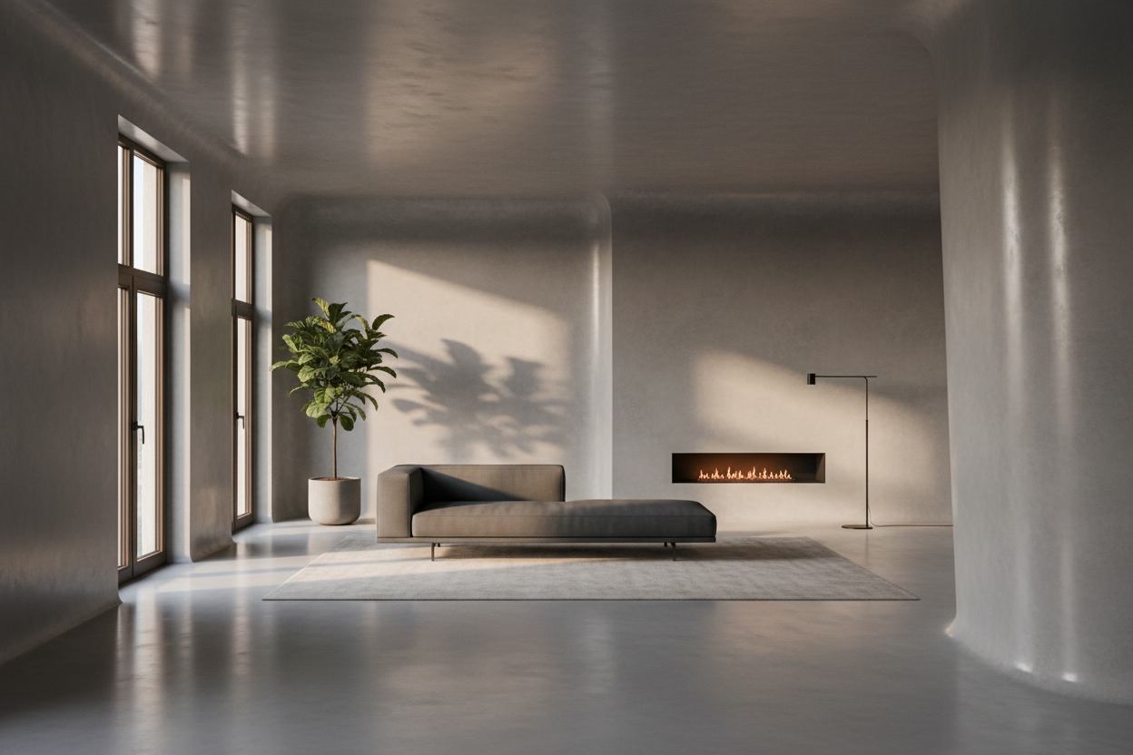 De la Dalle au Mur : Le Béton Ciré comme Langage Architectural Intérieur